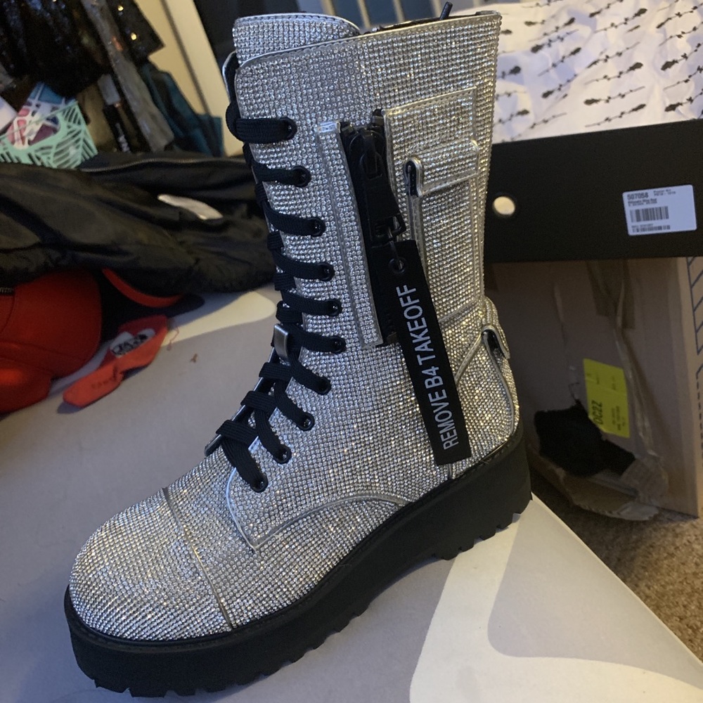 Billionaire bling boot